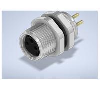 W & P Products 94439 Prise encastrée pour capteur/actionneur M8 embase femelle horizontale Nombre de pôles: 3 1 pc(s)