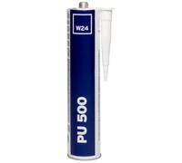 W24 PU500 Mastic-colle polyuréthane pour carrosserie blanc 310 ml