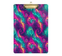 Waassud Cosmic Porte-bloc en acrylique avec rangement en forme de tourbillon - Organisateur décoratif pour infirmières, bureau, maison - 30,5 x 22,9 cm