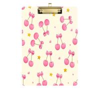 Waassud Porte-bloc avec rangement en acrylique - Motif étoiles - Pour infirmières, bureau, maison - 30,5 x 22,9 cm