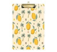 Waassud Porte-bloc jaune mûr avec rangement en acrylique - Organiseur décoratif pour infirmières, bureau, maison - 30,5 x 22,9 cm