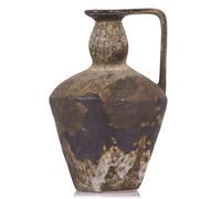 Wabi Sabi Sabi Vase vintage rouillé, 24,9 cm de haut Wabi Sabi Decor rustique ferme en faïence vase en grès texturé pour décoration d'intérieur, table, salon, chambre à coucher