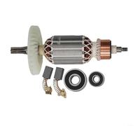 Wablissia Ensemble d'armature de rotor de marteau électrique pour DH40MR DH40SR DH40FR avec roulements et balais de carbone, kit de réparation de noyau de moteur 220 V