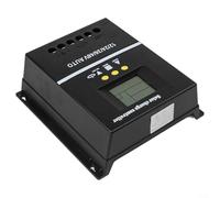 Wablissia MPPT Solaire, contrôleur de charge 200 A, avec écran LCD, compatible avec batterie 12 V 24 V 36 V 48 V, régulateur, double USB, port de charge, grand connecteur de 16 mm