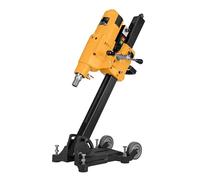 WABROTECH® Carotteuse 3950 W sur Support de Carottage Inclinable avec Rouleaux de Transport - Carotteusee Diamant 580 Tr/min - Carotteuse Ø 12-255 mm avec Disjoncteur PRCD pour Forage à Sec et à Eau