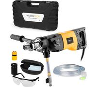 WABROTECH® Carotteuse à Main avec Le Micro-Impact ⌀22-202 mm - Carotteuse à Diamant 2340 TR/MIN - Appareil de Forage Portatif au Diamant à 2 Vitesses pour Forage à Sec et à Eau 1900 W - Perceuse 6 kg