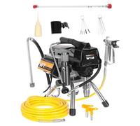 WABROTECH® WT28 Airless Peinture 2200 W - 3290 PSI / 227 Bar Pulvérisateur de Peinture Airless - 2,8 L/Min Pulvérisateurs de Peinture - 50000 m²/an Pistolet a Peinture Electrique avec Tuyau de 15m