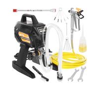WABROTECH® WT9 Airless Peinture 700 W - 2900 PSI/200 Bar Pulvérisateur de Peinture Airless - 1,5 L/Min Pulvérisateurs de Peinture - 10000 m²/an Pistolet a Peinture Electrique avec Tuyau de 7,5 m