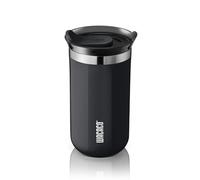 WACACO Octaroma Lungo Mug Isotherme Café, Thermos Café 300ml, Noir | Tasse de voyage réutilisable, double paroi sous vide, bord fin - Parfaite pour longs trajets et aventures toute la journée