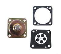 Wacker WM80 Couvercle de carter de carburateur avec membrane et joint d'étanchéité - Pièce de rechange OEM 300104 pour moteurs de tondeuse à gazon BS42Y/45Y/50Y/52Y/60Y/62Y