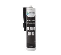 Wacredo MS Colle polymère + mastic pour étang, aquariophilie et piscine Colle spéciale pour réparation de la maison et du jardin Cartouche DIN 290 ml Colle pour bâche de bassin PVC et EPDM (1