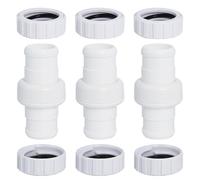 Wadoy 9-100-3002 Tuyau pivotant pour piscine Polaris 360 Blanc/matériaux Remplacement de tuyau Polaris 360 avec écrou de tuyau sans manchette 9-100-3109 (Lot de 9 pièces)