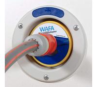 WAFA W3A - Adaptateur de réservoir d'eau à 3 broches pour raccord de tuyau Gardena sur camping-car - Couvercle de 78 mm