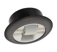 Wagner 01700801 Roulette pivotante souple Ø 15 mm, boîtier en plastique noir Ø 55/40 x 17/8 mm, tige en métal, charge maximale 50 kg, fabriquée en Allemagne