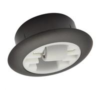 Wagner 01707001 Roulette pivotante souple Ø 15 mm, boîtier en plastique noir Ø 55/40 x 17/8 mm, tige en métal, charge maximale 50 kg, fabriquée en Allemagne
