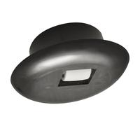 Wagner 01707501 Roulette pivotante, souple, diamètre 15 mm, boîtier en plastique noir, diamètre 60/40 x 17/8 mm, tige en métal, charge maximale 50 kg, fabriquée en Allemagne