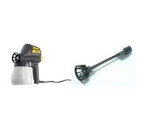 WAGNER 0413001 Pistolet à peinture haute-pression avec turbine intégré W 180 P + 46675 Rallonge flexible de gicleur pour W 95 et W 180 P