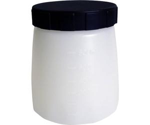 WAGNER 0414906 Godet de Peinture avec Couvercle 600 ML pour Les Pistolets de Peinture WAGNER