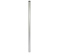 Wagner 12117201 Pied de Meuble TENO Ø 30 x 718 mm, Peut être combiné Individuellement avec Le système TENO et QuickClick, en Acier Inoxydable brossé, capacité de Charge 50 kg