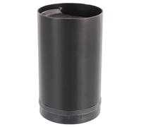 Wagner 12301701 Pied de meuble/pied de meuble/tube de système TENO - Ø 60 x 100 mm, combinable individuellement avec système TENO et QuickClick, acier revêtu par pulvérisation noir, charge maximale 50