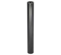 Wagner 12904001 Pied de meuble/pied de meuble/tube de système TENO - Ø 50 x 402 mm, combinable individuellement avec système TENO et QuickClick, acier revêtu par pulvérisation noir, charge maximale 50