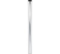 Wagner 12907501 Pied de Meuble/Pied de Meuble/Tube de système TENO Ø 50 x 718 mm, combinable Individuellement avec système TENO et QuickClick, Acier chromé, Charge maximale 50 kg