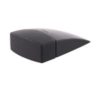 Wagner 15515011 Black Deluxe Butoir de porte en plastique de qualité supérieure, noir brillant, autocollant, amovible sans laisser de traces Ø 70 x 40 x 20 mm