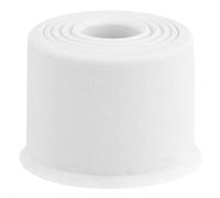 WAGNER 15523121 Butoir de porte de sol/butée de porte murale Vulkano Small - Diamètre 35 x 25 mm - Tampon en caoutchouc plein de qualité supérieure Blanc - À visser - Fabriqué en Allemagne
