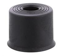 WAGNER 15523321 Butoir de porte de sol/butée de porte murale VULKANO Small - Diamètre 35 x 25 mm - Tampon en caoutchouc plein de qualité supérieure Noir - À visser - Fabriqué en Allemagne