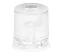 WAGNER 15524021 Butoir de porte de sol/butée de porte murale Vulkano Medium - Diamètre 35 x 35 mm, tampon en caoutchouc plein de haute qualité, transparent, à visser - Fabriqué en Allemagne