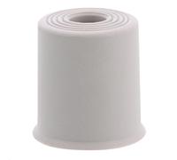 WAGNER 15524221 Butoir de porte de sol/butée de porte murale VULKANO MEDIUM - Diamètre 35 x 35 mm - Tampon en caoutchouc plein de qualité supérieure - Gris - À visser - Fabriqué en Allemagne
