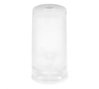 WAGNER 15525021 Butoir de porte mural Vulkano Big - Diamètre 45 x 75 mm - Tampon en caoutchouc plein de qualité supérieure - Transparent - À visser - Fabriqué en Allemagne