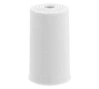 WAGNER 15525121 Butoir de porte de sol/butée de porte murale Vulkano Big - Diamètre 45 x 75 mm - Tampon en caoutchouc plein de qualité supérieure, blanc, à visser - Fabriqué en Allemagne