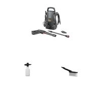 WAGNER 3-in-1 Kit Entretien de la Voiture: Nettoyeur Haute Pression Aquastorm Compact, Buse à moussee et Brosse de Lavage Standard idéal pour Voitures, Motos et Camping-Cars