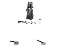 WAGNER 3-in-1 kit Entretien de la Voiture: Nettoyeur Haute Pression Aquastorm Premium, Brosse de Nettoyage rotative et Brosse de Lavage Standard - idéal pour Voitures, Camping-Cars