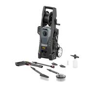 WAGNER 3-in-1 kit entretien de la voiture: Nettoyeur haute pression Aquastorm Premium + Brosse de nettoyage rotative + Brosse de lavage standard - idéal pour voitures, motos et camping-cars