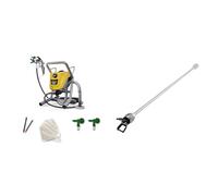 WAGNER Airless Pistolet peinture Control Pro 250 M pour peintures murales, laques et lasures, et ver + 517701 Control Pro HEA Rallonge de buse pour Murs Hauts, plafonds et sols, 60 cm, Gris