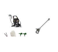 WAGNER Airless Pistolet peinture Control Pro 350 R pour peintures murales, laques et lasures, et ver + Control Pro HEA Rallonge de buse pour murs hauts, plafonds et sols, 30 cm, gris
