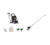 WAGNER Airless Pistolet peinture Control Pro 350 R pour peintures murales, tuyau 15m & 517701 Control Pro HEA Rallonge de buse pour Murs Hauts, plafonds et sols, 60 cm, Gris