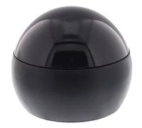 Wagner Black Deluxe 15522311 Butoir de porte de sol, Ø 45 x 40 mm, plastique de qualité supérieure, noir brillant, autocollant, amovible sans laisser de traces