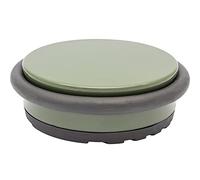 Wagner Butoir de Porte Big Disk Color Vert- Diamètre 98 x 30 mm, Placement sur Sol, Butoir Premium en Acier Industriel et Caoutchouc Thermoplastique, 750 g - 15516901