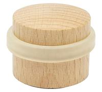 WAGNER Butoir de porte BOIS - diamètre Ø 32 x 40 mm, à coller au sol, pour l'intéreur, corps en bois de hêtre massif, protection contre les chocs en caoutchouc thermostatique - 15509611