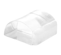 WAGNER Butoir de porte CLAIR - 38 x 34 x 20 mm, à coller au sol, corps en plastique de haute qualité, protection contre les chocs en caoutchouc thermostatique - 15502611