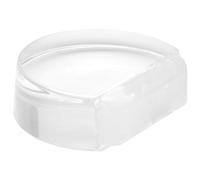 WAGNER Butoir de porte CLAIR - 45 x 39 x 16 mm, à coller au sol, pour l'intérieur ou l'extérieur, corps en plastique de haute qualité, protection contre les chocs en caoutchouc thermostatique-15502711