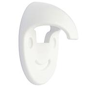 WAGNER Butoir de porte CROCHET - 60 x 30 mm, à visser au mur, butoir en plastique de haute qualité, matériel de montage inclus - 15508511