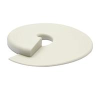WAGNER Butoir de porte ESCARGOT - diamètre Ø 110 x 15 mm, blanc, cale de porte à glisser sous la porte, butoir design en élastomère innovant - 15697901