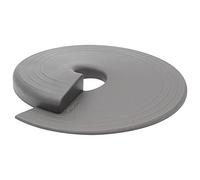 WAGNER Butoir de porte ESCARGOT - diamètre Ø 110 x 15 mm, gris, cale de porte à glisser sous la porte, butoir design en élastomère innovant - 15697701