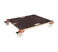WAGNER Chariot de déménagement/empilage MM 1376 I 70 x 60 x 12,5 cm - Charge 200 kg - pour empiler des chaises I Panneau antidérapant, protège Meubles et Murs I certifié FSC® - 20137601