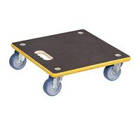 Wagner Chariot de Transport - en Bois stratifié avec poignée - 38 x 38 x 11 cm - Charge maximale : 300 kg - pour déménagement - Planche à roulettes Souples - Poignée de Transport - FSC - Fabriqué en