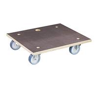 WAGNER Chariot de Transport MM 1145 I 59 x 49 cm - Charge 500 kg - Plateau multiplex 24 mm - pour cartons Lourds, appareils et Meubles I Surface antidérapante I certifié FSC® - 20114501